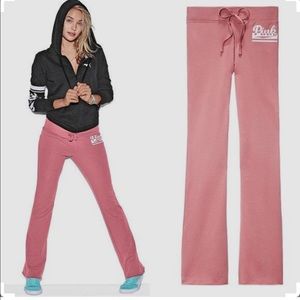 PINK university flare sweatpants